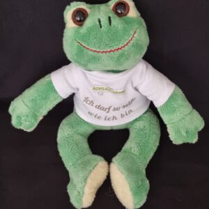 Kuschelfrosch «Ich darf so sein wie ich bin»