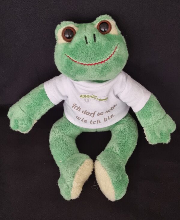 Kuschelfrosch «Ich darf so sein wie ich bin»
