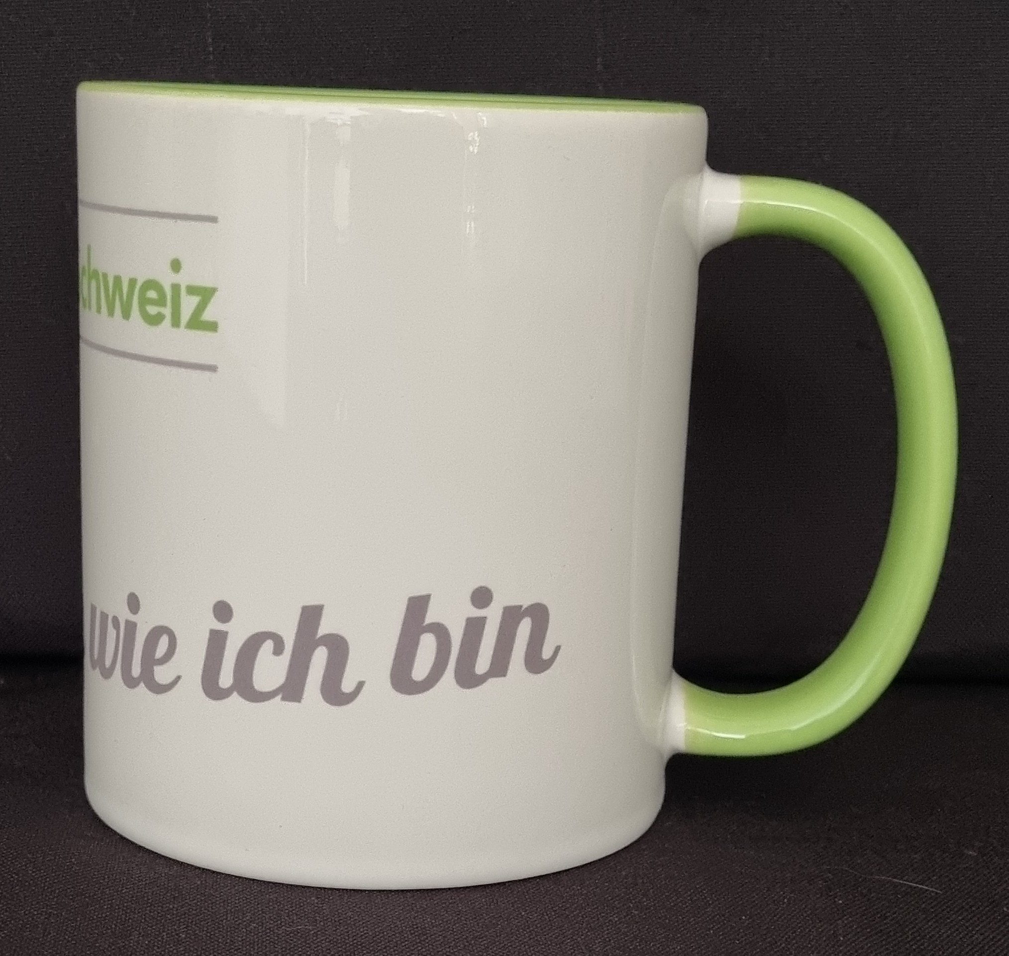 Tasse «Ich darf so sein wie ich bin»